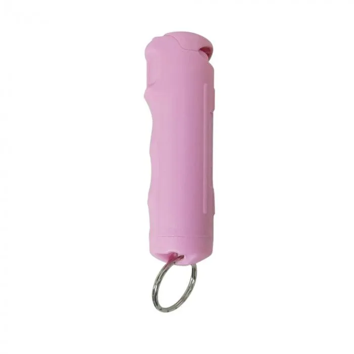 10) Units 1/2 oz Flip Top Safety Lock Key-Chain Pepper Spray