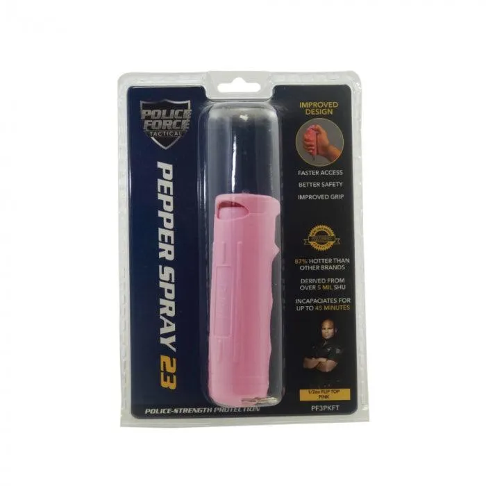 10 Units Flip Top Police Strength 23 Pepper Spray 1/2 Ounce