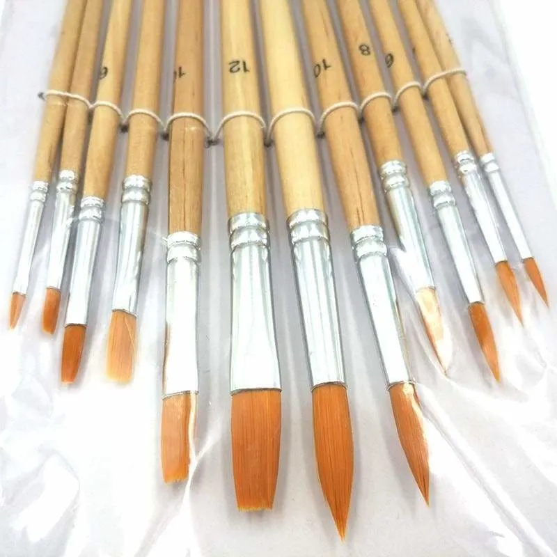 12 Pcs different paint brush