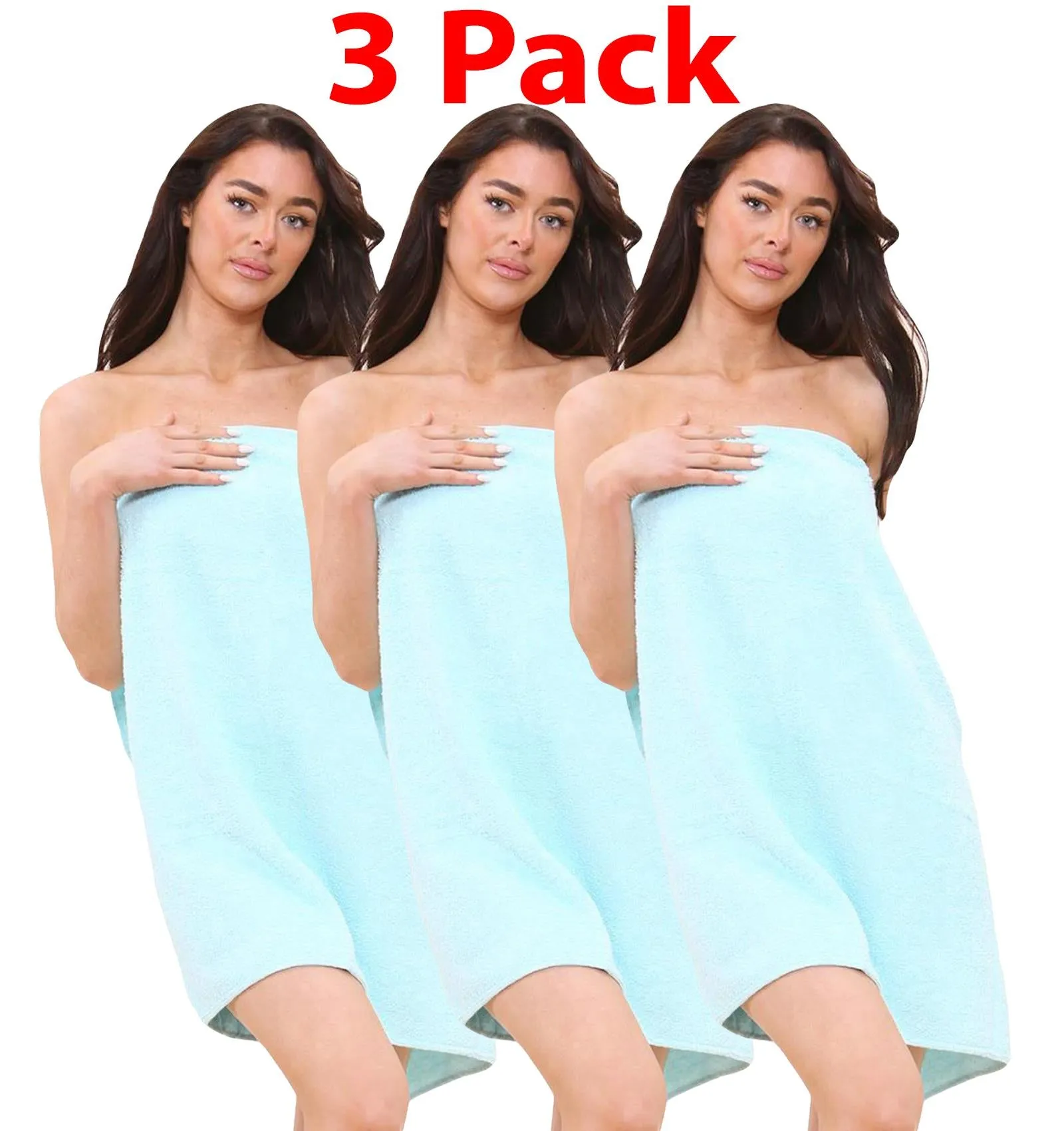 3 Pack Egyptian Cotton Soft Bathroom Towels