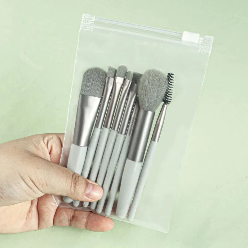 8 Pieces Travel Essential Mini Makeup Tool Brush Sets