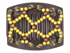 African Butterfly Thick Hair Comb - Ndalena Brown 173