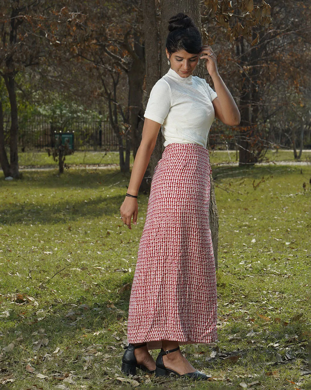 Anahat Wraparound Skirt