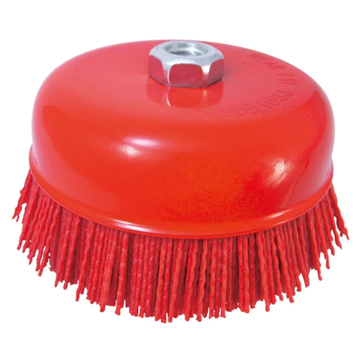 Astro Pneumatic 4546 6" Nylon Bed Brush, Red, 5/8" Thread