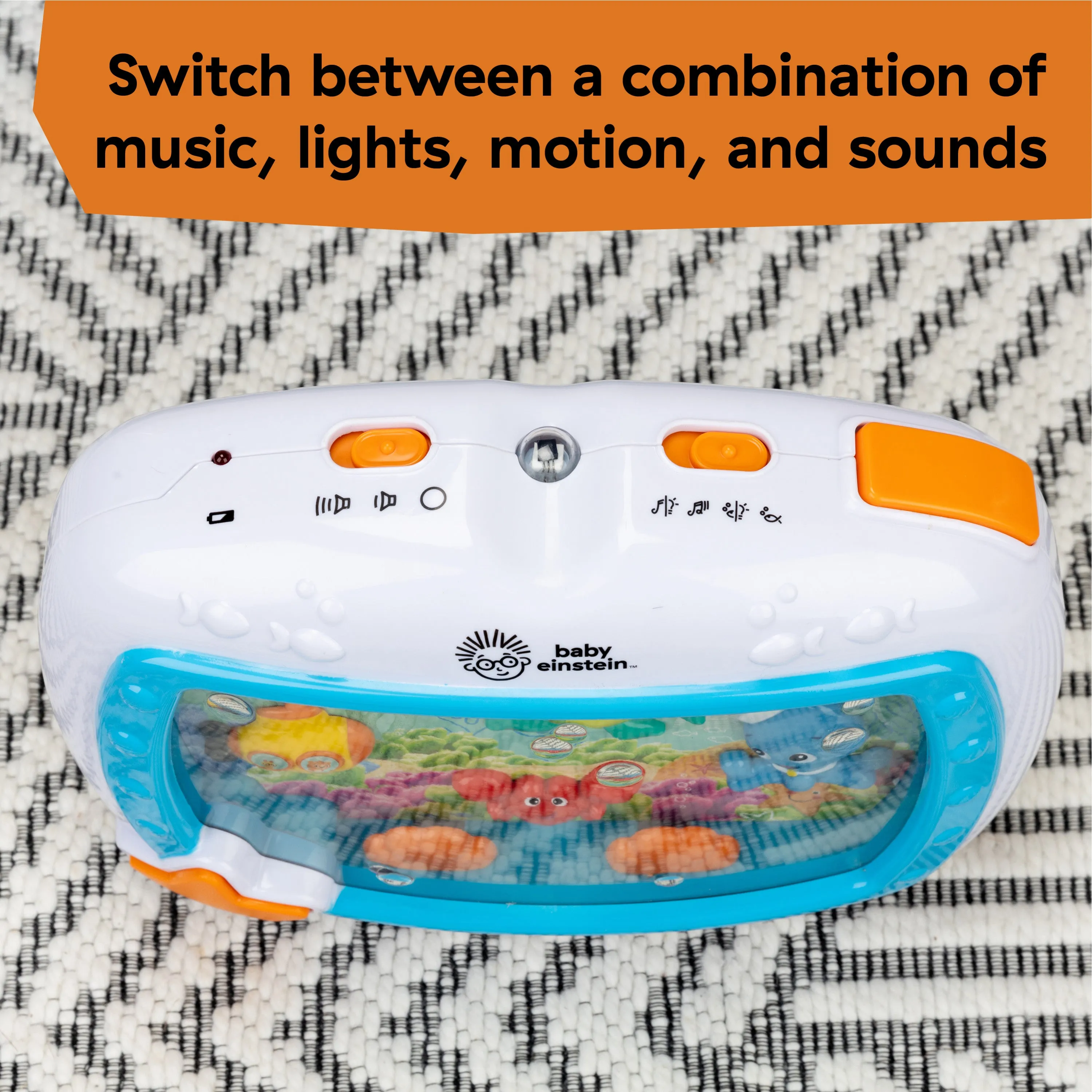 Baby Einstein Sea Dreams Soother Musical Crib Toy and Sound Machine