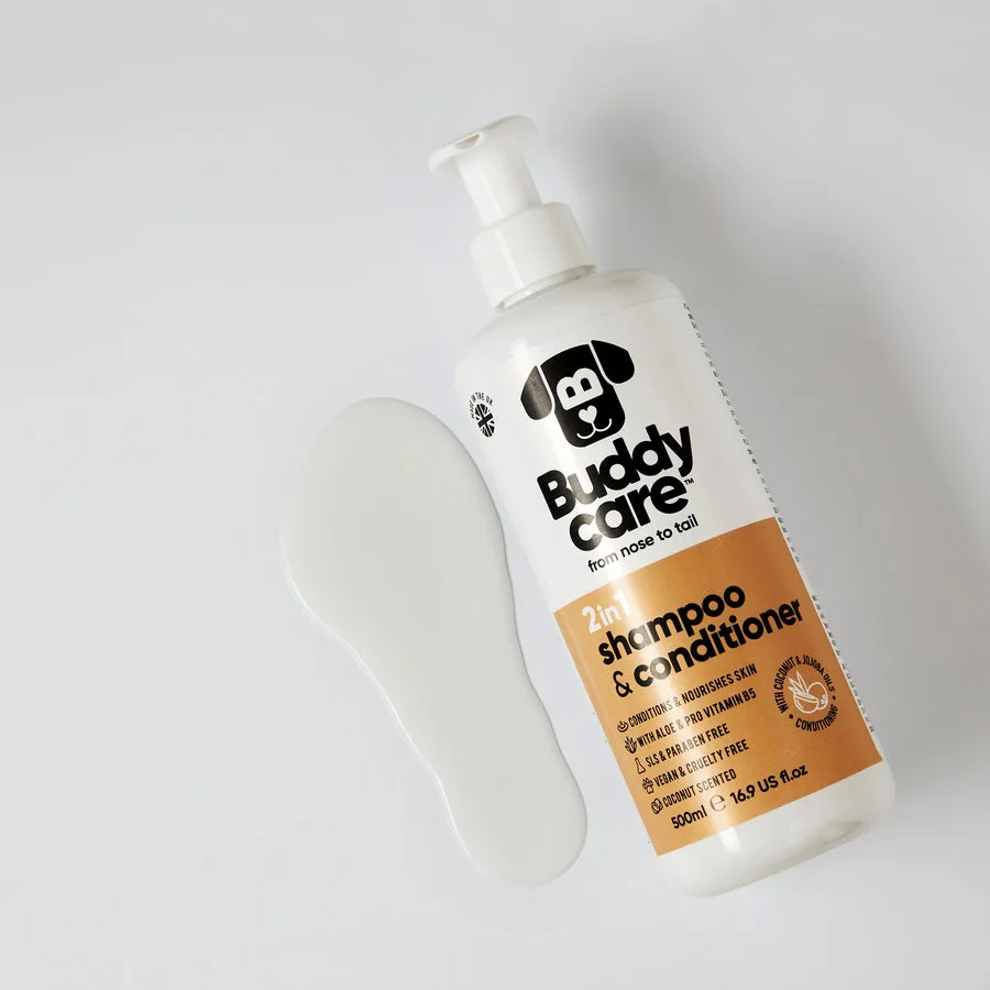 Buddycare | 2in1 Coconut Shampoo & Conditioner - 500ml