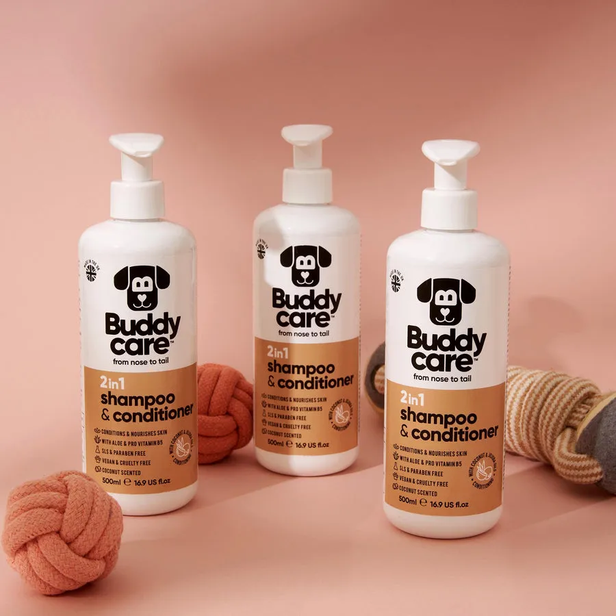 Buddycare | 2in1 Coconut Shampoo & Conditioner - 500ml