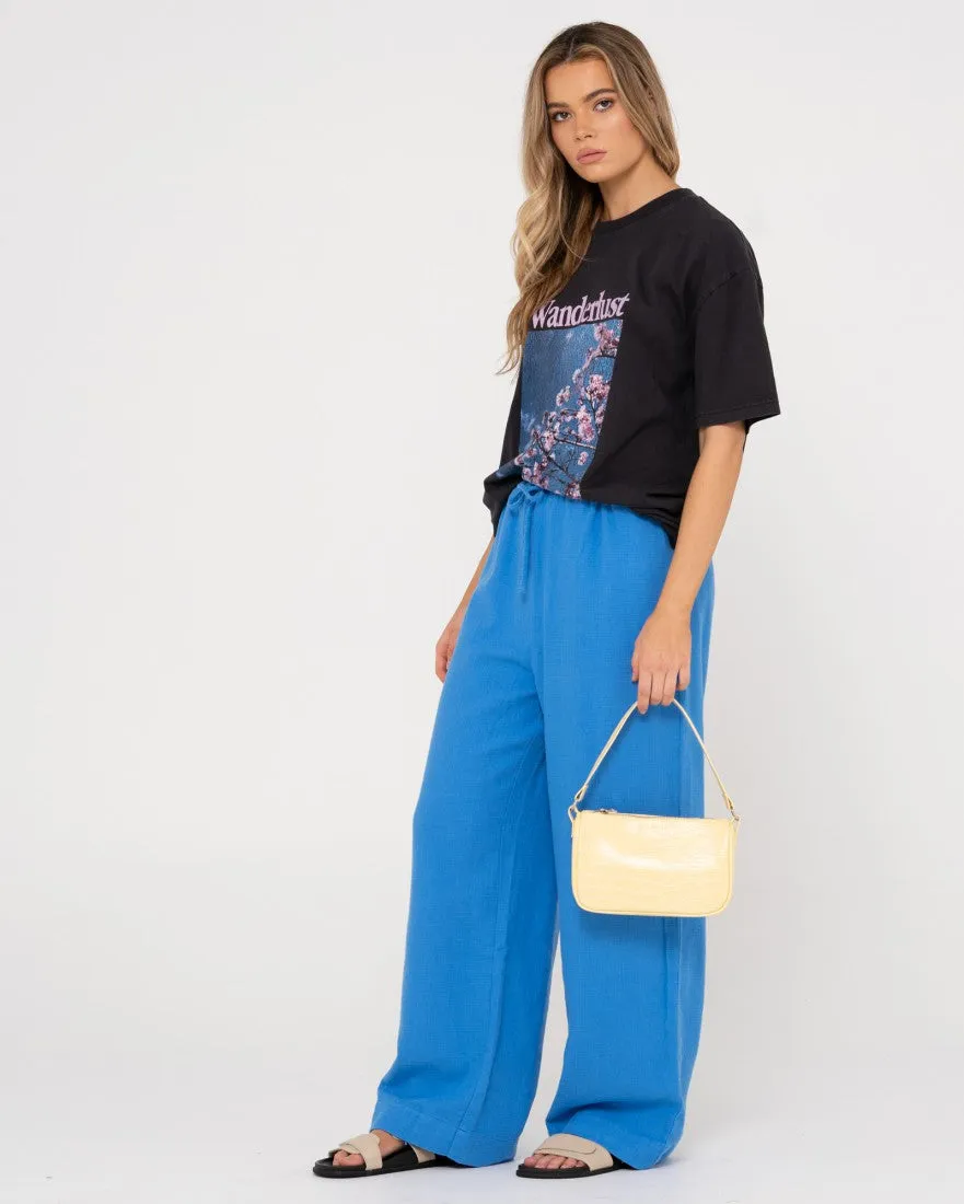 Carolina High Waisted Relaxed Linen Pant