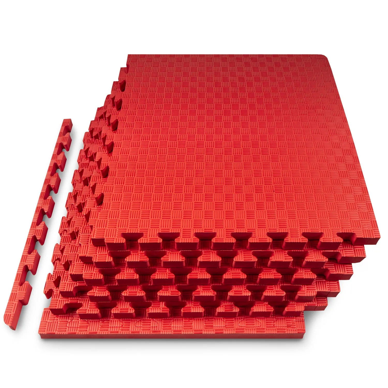 Checkered Exercise Puzzle Mat 1-in, 24 Sq Ft