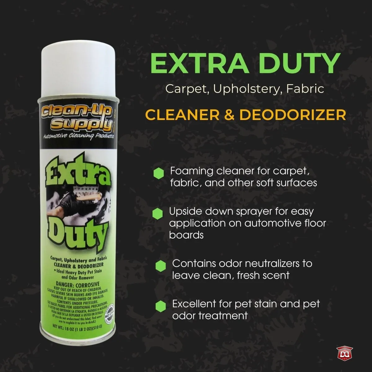 Clean-Up Supply Extra Duty Carpet & Upholstery Cleaner