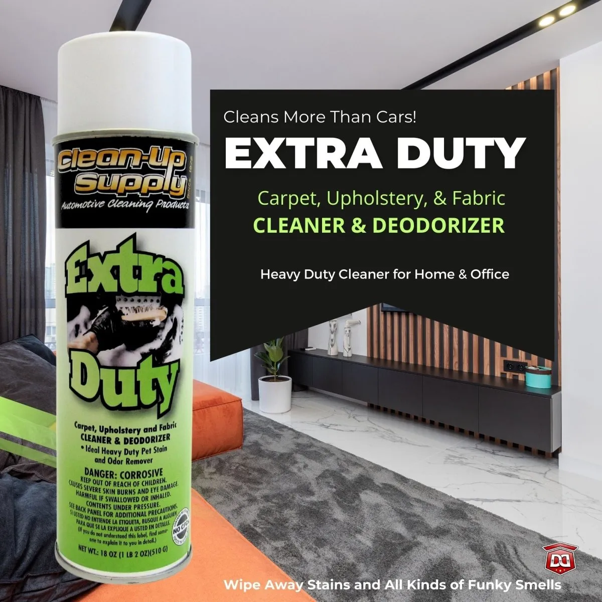 Clean-Up Supply Extra Duty Carpet & Upholstery Cleaner