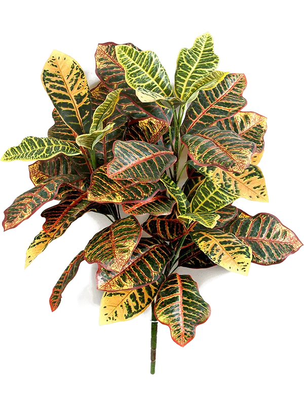 Croton Artificial Plant Premium Faux 58cm Height