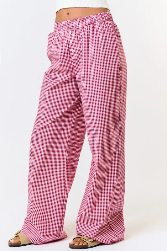 Gingham Lounge Pant