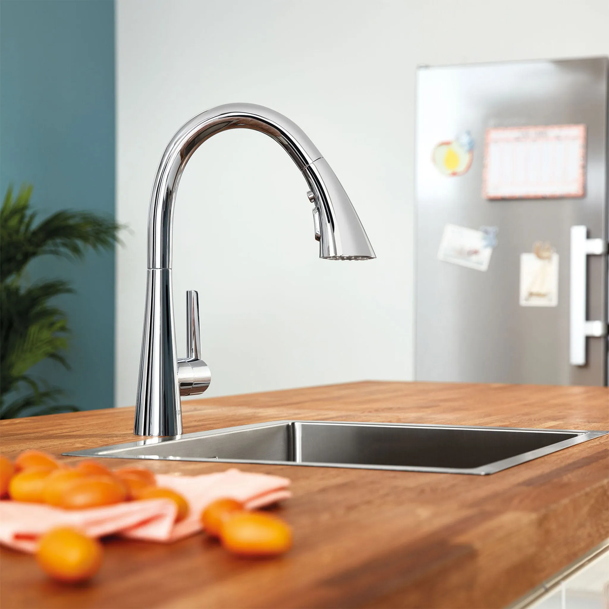 Grohe Zedra Pull-Down Triple Spray Bar Faucet