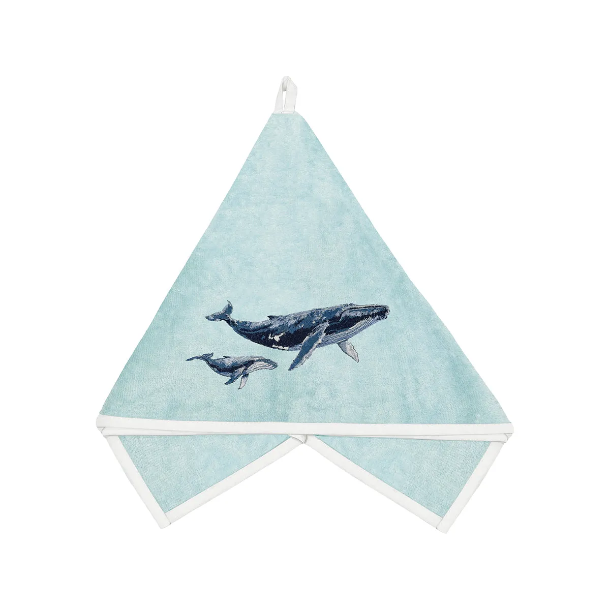 Humpack Whale Terrycloth Guest Towel