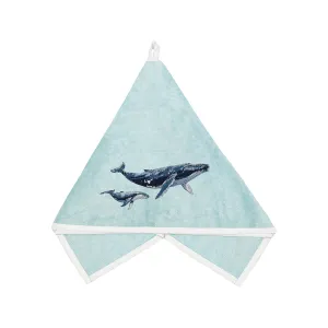 Humpack Whale Terrycloth Guest Towel