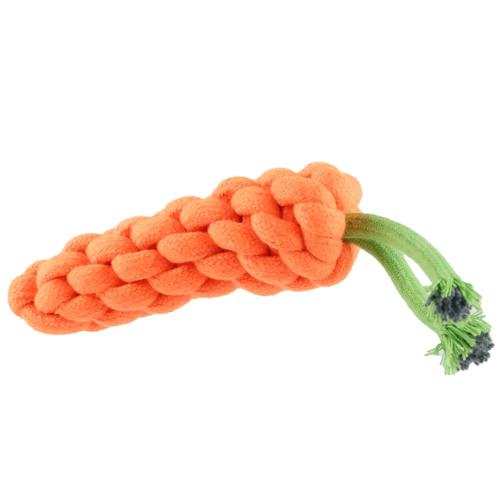 Kiki N Pooch Chew Rope Squeaky Teething Toy for Dogs | For Medium Chewers