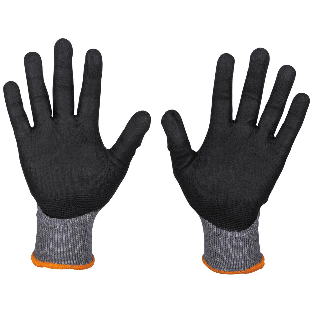 Klein 60590 Knit Dipped Gloves, Cut Level A4, Touchscreen, X-Large, 2-Pair