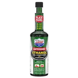 Lucas Safeguard Ethanol E10 E15 E85 Fuel Conditioner with Stabilisers - 16 Fl Oz (473mL) - 10576