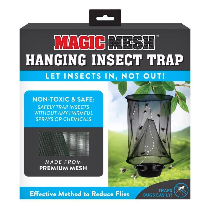 Magic Mesh Hanging Insect Trap Mesh/Plastic/Stainless 1 pk