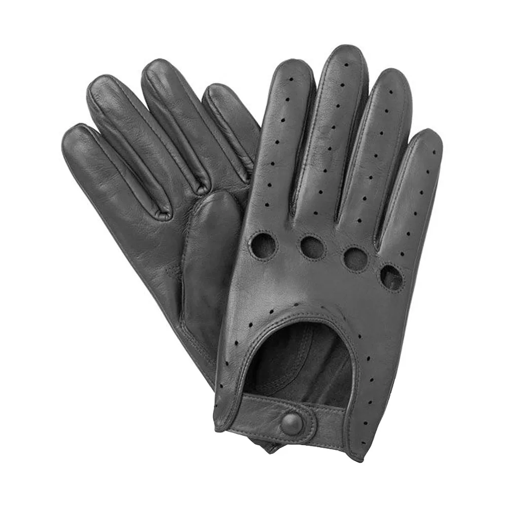 Men's Driving Leather Gloves 4 Hole