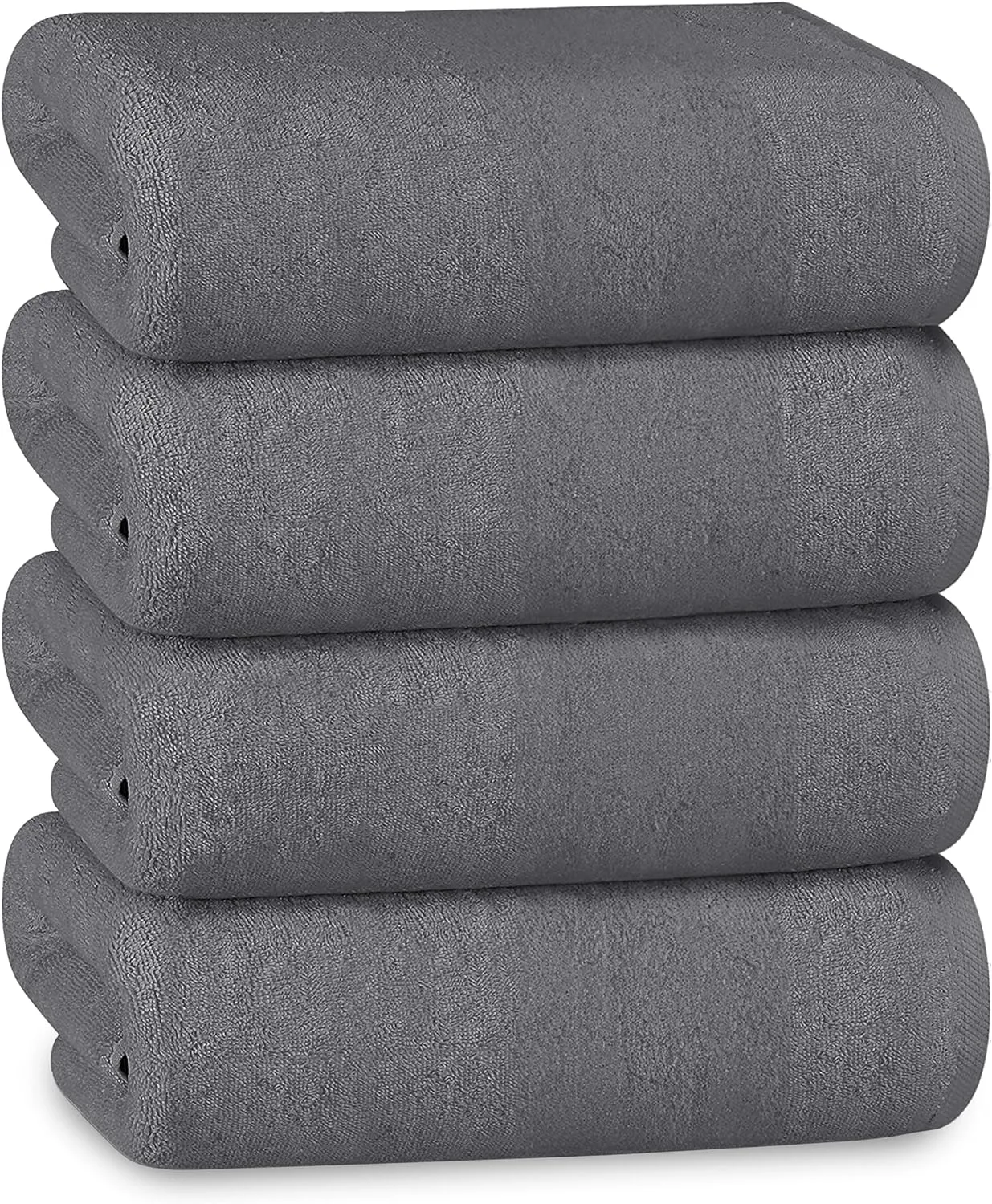 Multi-Pack Hotel Bath Sheets 500gsm Super Absorbent Quick Dry Soft Cotton Towels White Grey for B&Bs and Hospitals OLIVIA ROCCO