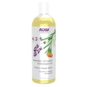 Now Foods Lavender Almond Massage Oil 16 fl. oz.