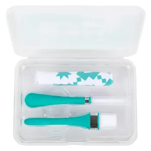 Oh Sew Clean Brush and Cloth Set - Aqua