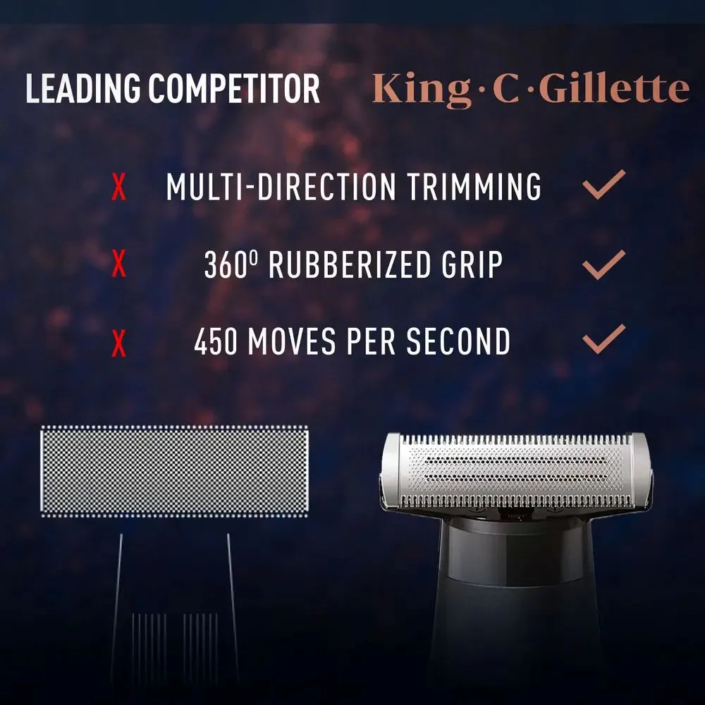 Open Box - King C. Gillette XT3000 Men's Style Master Cordless Stubble Trimmer   3