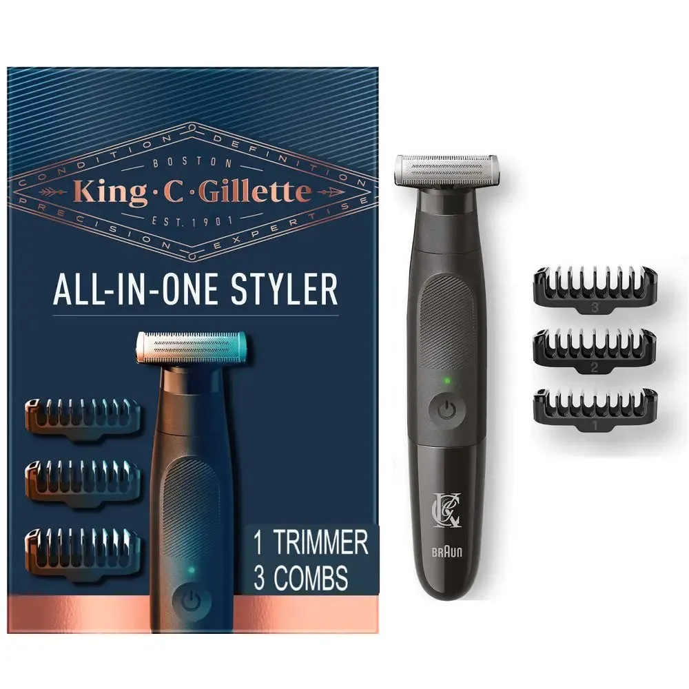 Open Box - King C. Gillette XT3000 Men's Style Master Cordless Stubble Trimmer   3