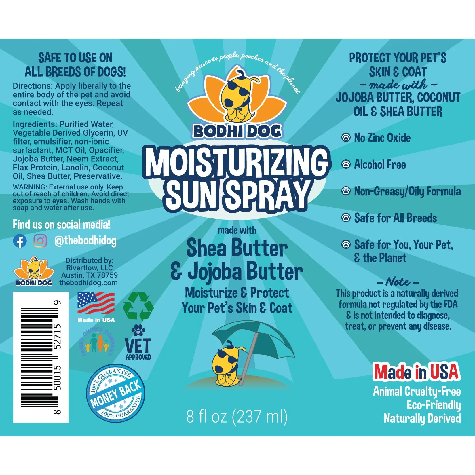 Pet Sun Spray - Case of 12