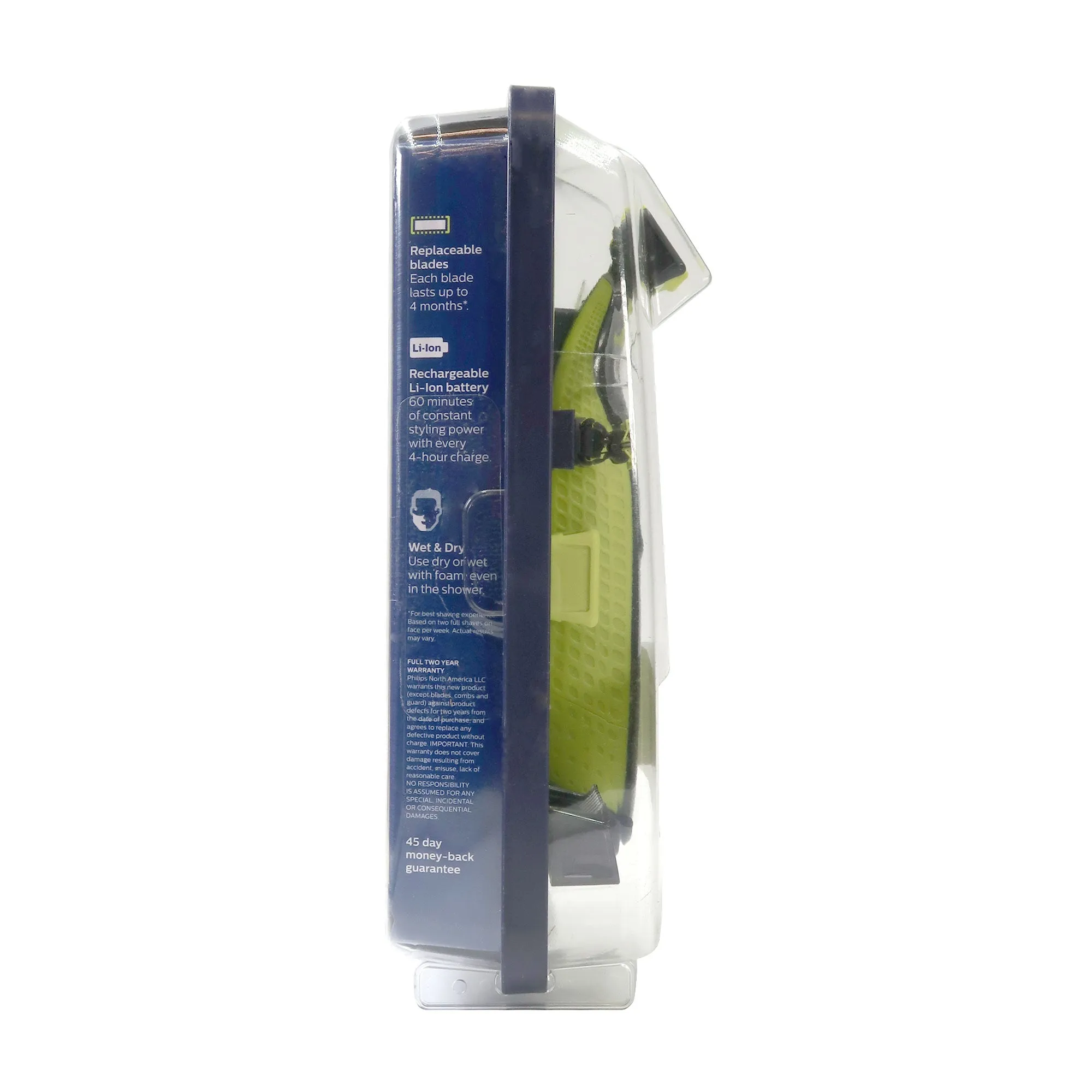 Philips Norelco OneBlade Face   Body hybrid electric trimmer and Replacement Blade