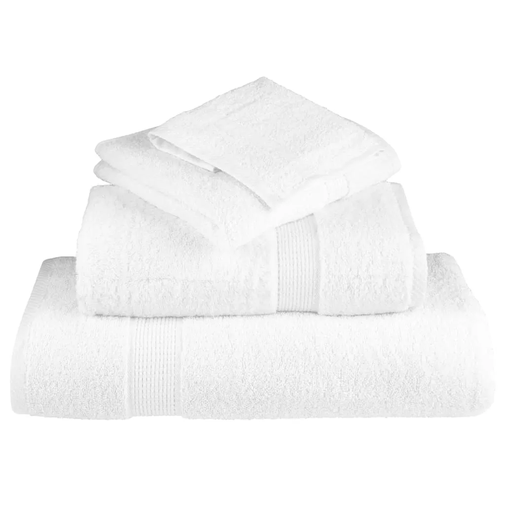 Premium Hand Towels 10pcs White 50x100cm 600gsm 100% Cotton