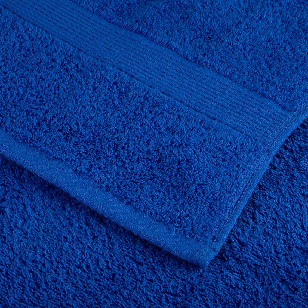 Premium Sauna Towels 4pcs Blue 80x200cm 600gsm 100% Cotton