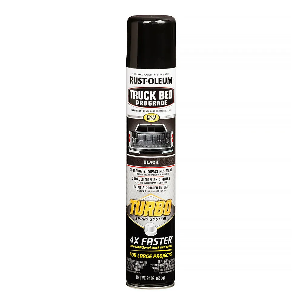 RUST-OLEUM Truck Bed Liner Pro Black Turbo Spray 680g Aerosol