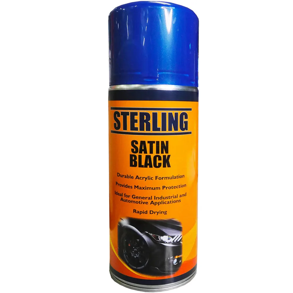 Satin Black Spray Paint 400ml