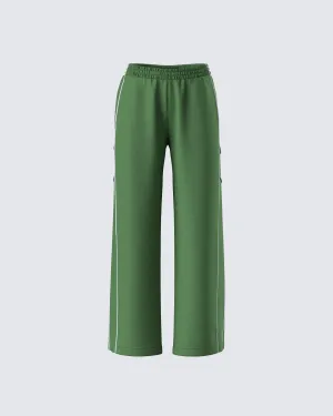 Sidonia Baggy Green Track Pants