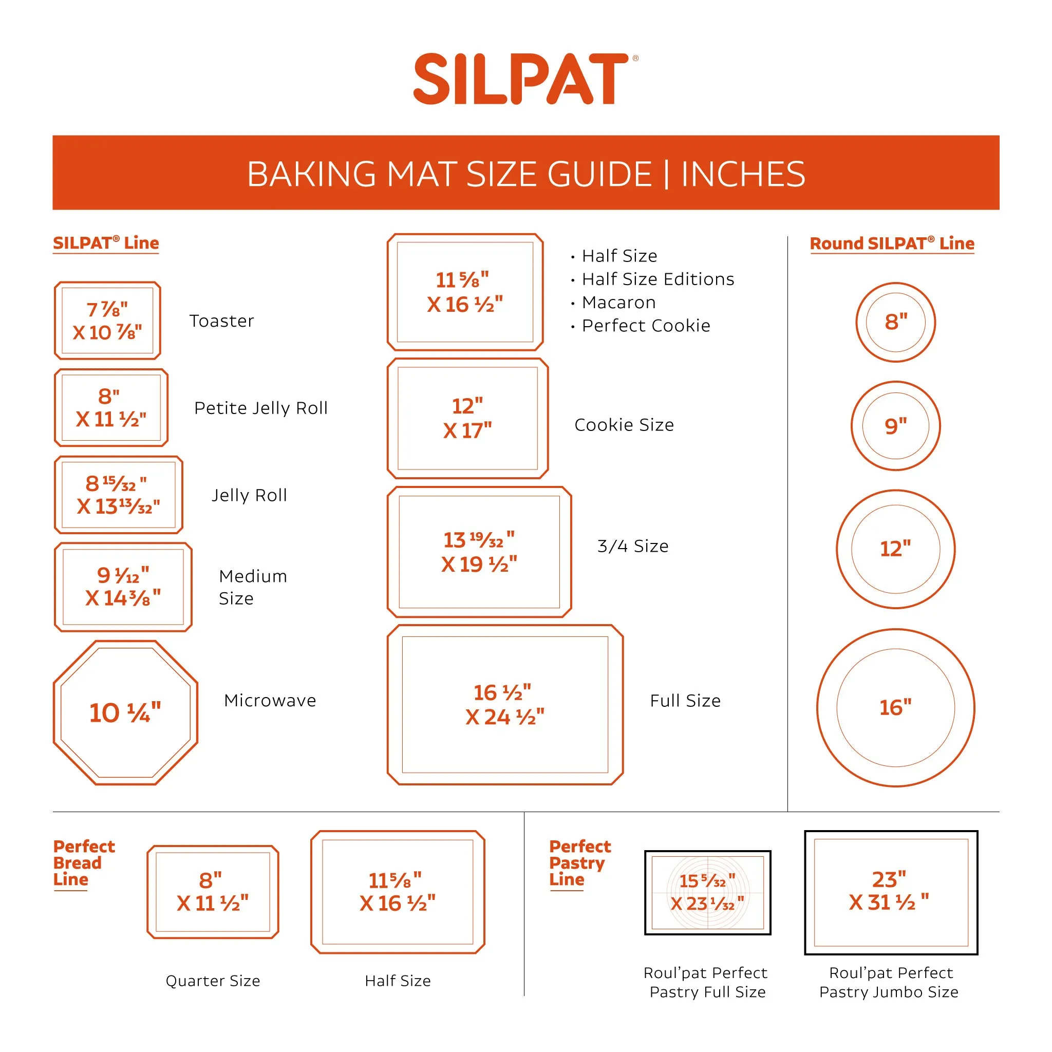 Silpat 3/4 Size Baking Mat