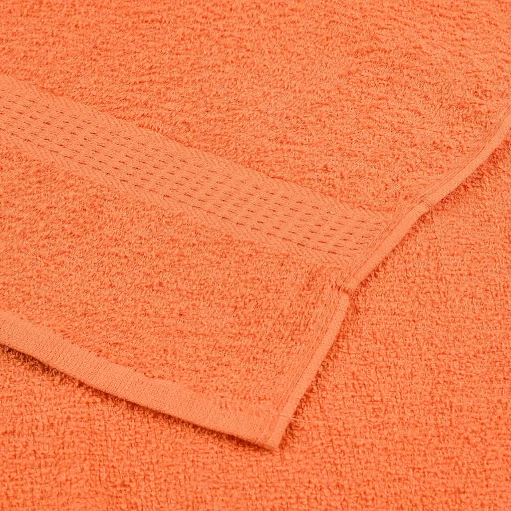 Soap Towels 4 pcs Orange 30x30 cm 360 gsm 100% Cotton