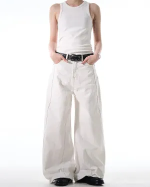 SOLAR WIDE-LEG JEANS