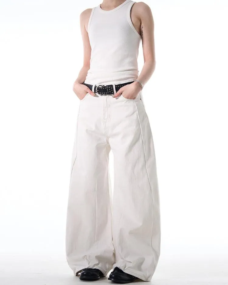 SOLAR WIDE-LEG JEANS