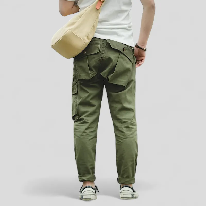 Tactical cotton canvas cargo pants