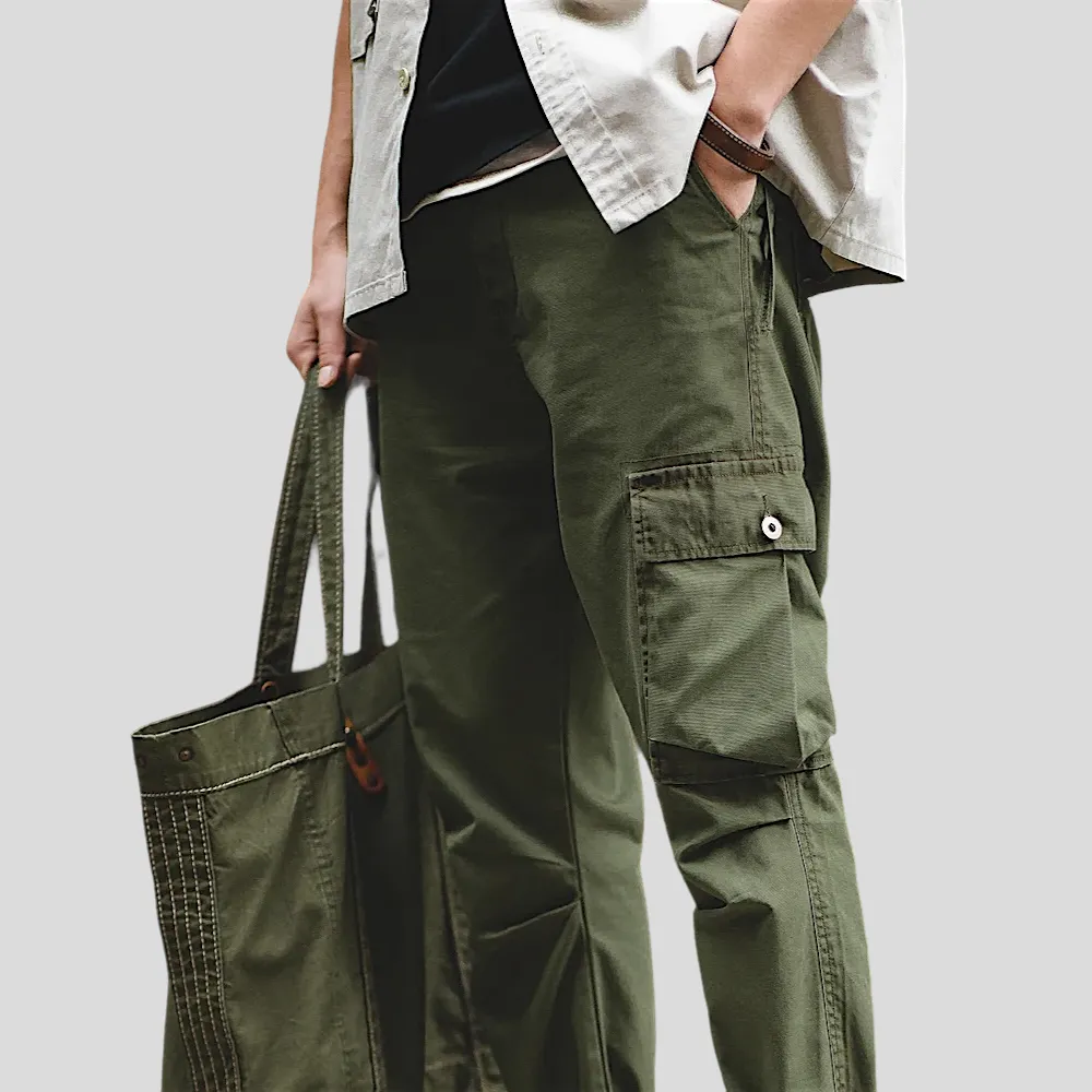 Tactical cotton canvas cargo pants