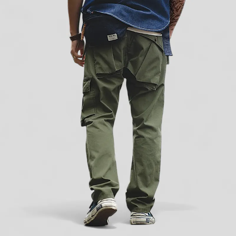 Tactical cotton canvas cargo pants