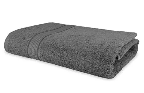 Toro Blu Large Size Bath Towel 500 GSM for Men & Women,140x70cm (GREY)