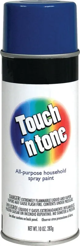 Touch 'N Tone 55278830 Spray Paint, Gloss, Royal Blue, 10 oz, Can :CAN: QUANTITY: 1