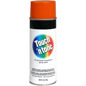 Touch 'N Tone 55283830 Spray Paint, Gloss, Orange, 10 oz, Can :CAN: QUANTITY: 1