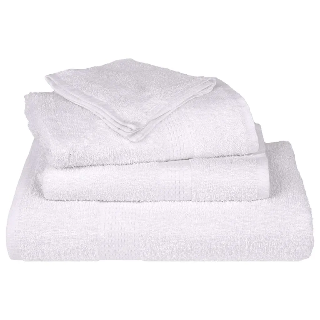 Towels 25 pcs White 100x200 cm 360 gsm 100% Cotton