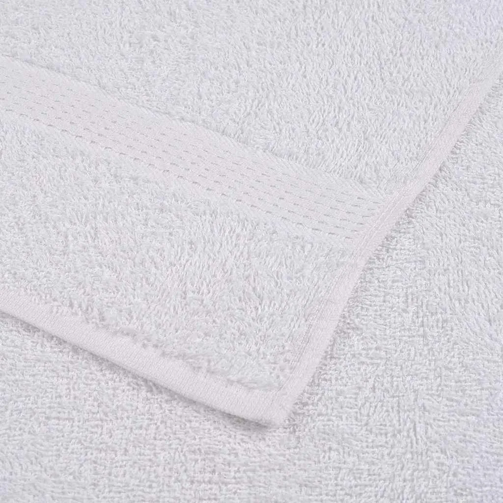 Towels 25 pcs White 100x200 cm 360 gsm 100% Cotton