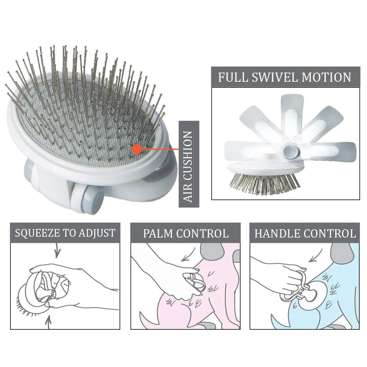 Travel Pet Grooming Brush Care